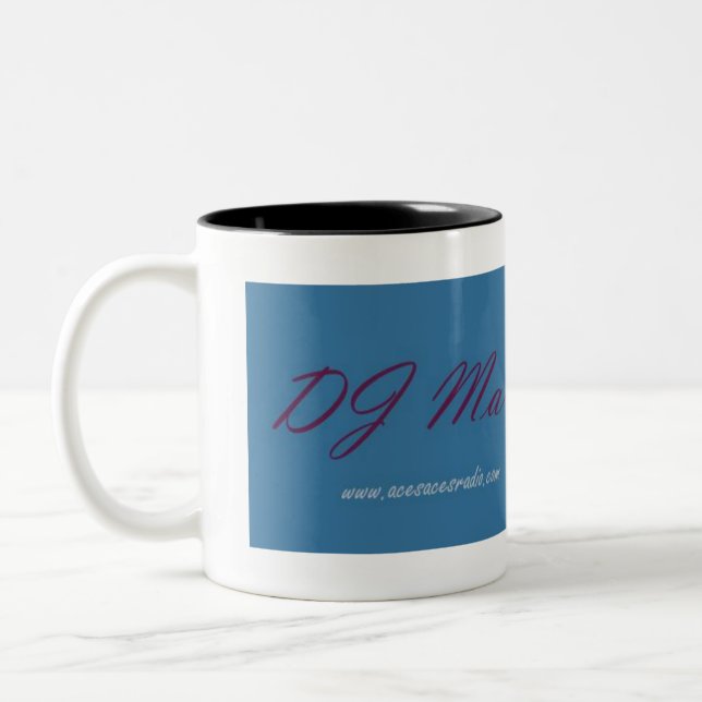 Tasse 2 Couleurs DJ Marie Banner (Gauche)