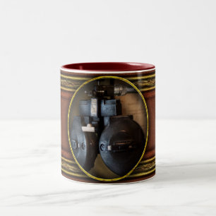 Tasse 2 Couleurs Docteur - Optométrie - Un ancien phoroptère