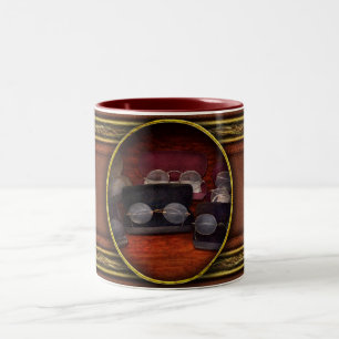 Tasse 2 Couleurs Docteur - optométriste - rangée d'Opticals