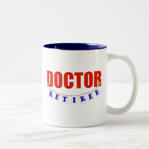 Tasse 2 Couleurs Docteur retraité