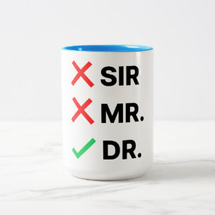 Tasse 2 Couleurs Doctorat