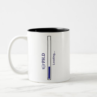 Tasse 2 Couleurs Doctorat étudiant en doctorat Chargement amusant C