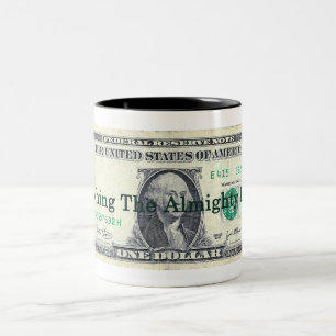 Tasse 2 Couleurs Dollar ALpuissant