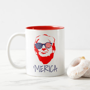 Tasse 2 Couleurs Donald Trump 'Merica