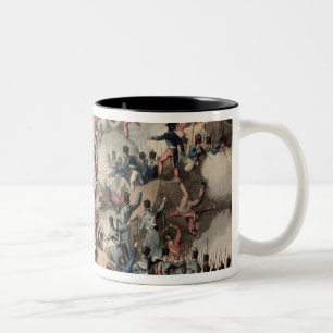 Tasse 2 Couleurs Donner l'assaut à de St SebastiAn, gravé par