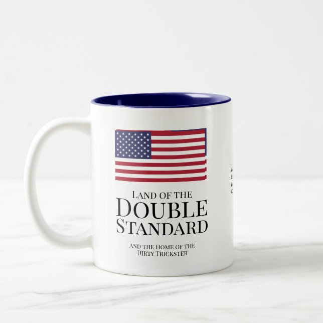 Tasse 2 Couleurs Double standard américain (Gauche)