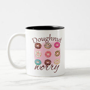 Tasse 2 Couleurs Doughnut Worry