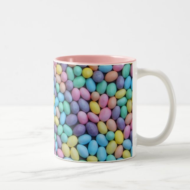 Tasse 2 Couleurs Dragées à la gelée de sucre en pastel (Droit)