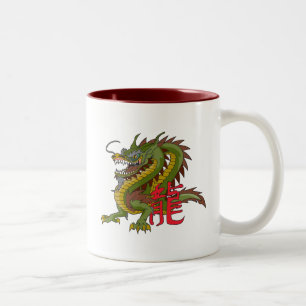 Tasse 2 Couleurs Dragon chinois