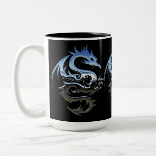 Tasse 2 Couleurs Dragon de Silver Metallic