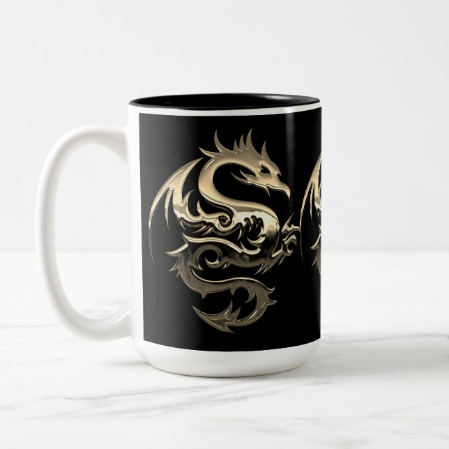 Tasse 2 Couleurs Dragon métallique (Gauche)