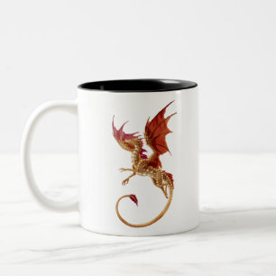 Tasse 2 Couleurs dragon volant