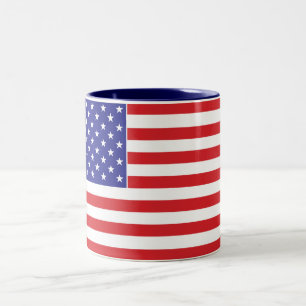 Tasse 2 Couleurs Drapeau américain