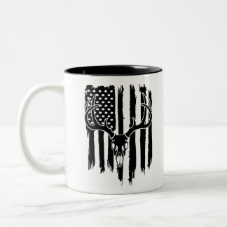 Tasse 2 Couleurs Drapeau américain de chasse