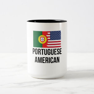 Tasse 2 Couleurs Drapeau américain portugais