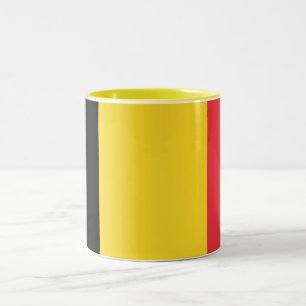 Tasse 2 Couleurs Drapeau belge patriotique