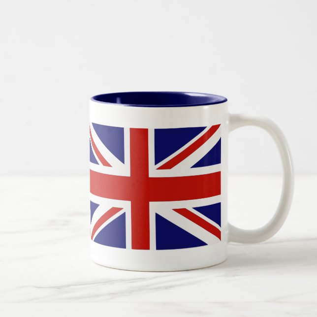 Tasse 2 Couleurs Drapeau britannique (Droit)