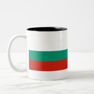 Tasse 2 Couleurs Drapeau Bulgarie