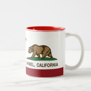 Tasse 2 Couleurs Drapeau de carmel de drapeau de la Californie