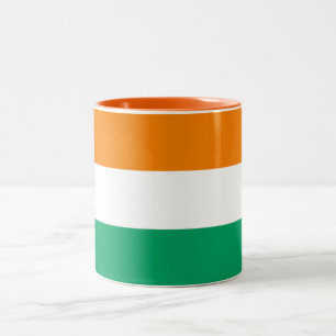 Tasse 2 Couleurs Drapeau de la Côte d'Ivoire