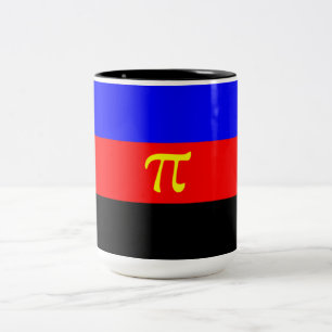 Tasse 2 Couleurs Drapeau de la Fierté polyamérale