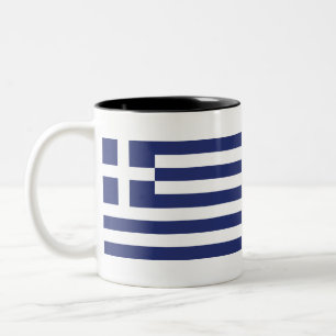 Tasse 2 Couleurs Drapeau de la Grèce