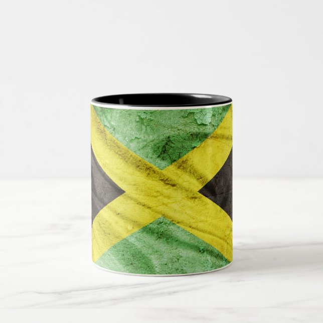 Tasse 2 Couleurs Drapeau de la Jamaïque (Centre)