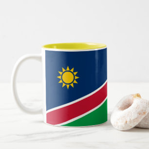 Tasse 2 Couleurs Drapeau de la Namibie