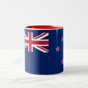 Tasse 2 Couleurs Drapeau de la Nouvelle-Zélande