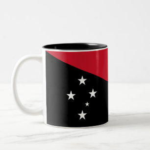 Tasse 2 Couleurs Drapeau de la Papouasie-Nouvelle-Guinée