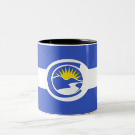 Tasse 2 Couleurs Drapeau de la ville du Centenaire (Colorado)