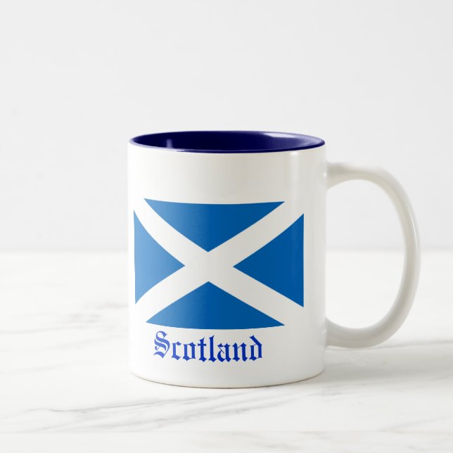 Tasse 2 Couleurs Drapeau de l'Ecosse (Droit)