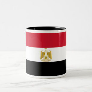 Tasse 2 Couleurs Drapeau de l'Egypte