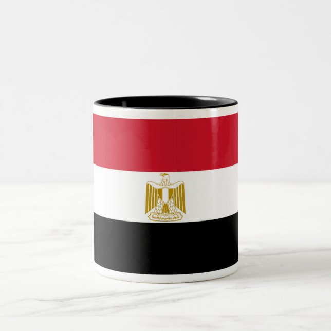 Tasse 2 Couleurs Drapeau de l'Egypte (Centre)