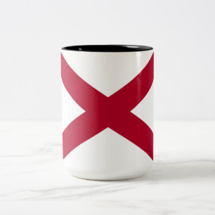 Tasse 2 Couleurs Drapeau de l'état de l'Alabama