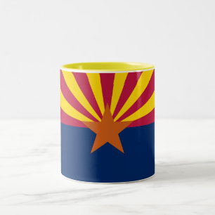 Tasse 2 Couleurs Drapeau de l'État de l'Arizona