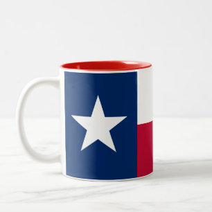 Tasse 2 Couleurs Drapeau de l'État du Texas