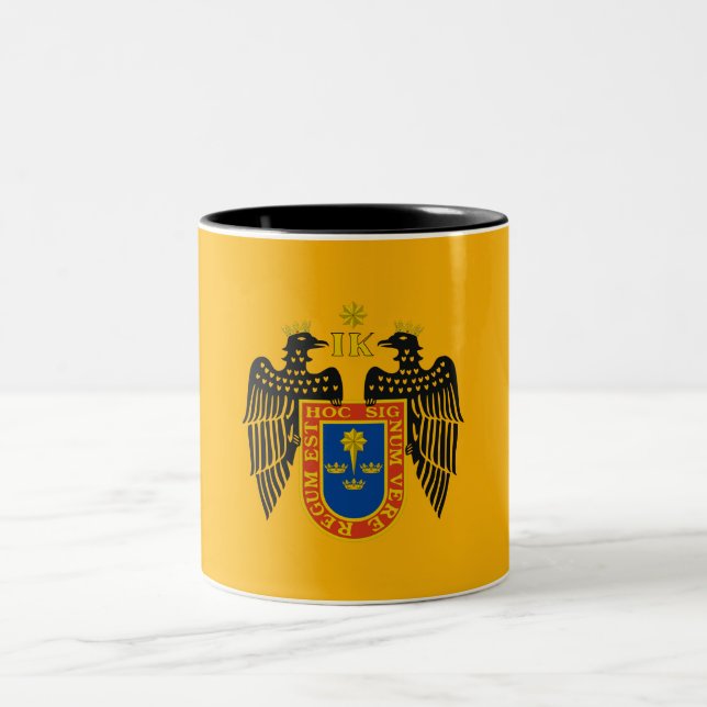Tasse 2 Couleurs Drapeau de Lima (Pérou) (Centre)