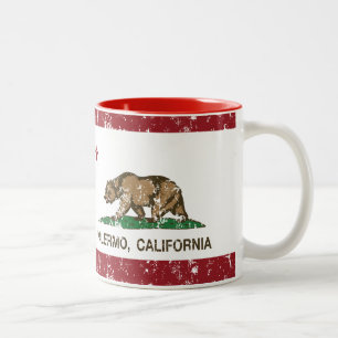 Tasse 2 Couleurs Drapeau de République de la Californie