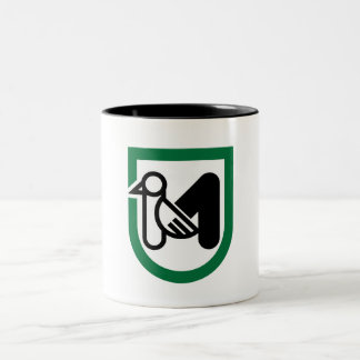 Tasse 2 Couleurs Drapeau des Marches (Italie)