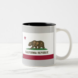 Tasse 2 Couleurs Drapeau d'état de la Californie