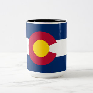 Tasse 2 Couleurs Drapeau d'Etat du Colorado