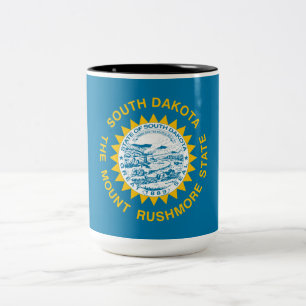 Tasse 2 Couleurs Drapeau d'État du Dakota du Sud