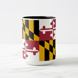 Tasse 2 Couleurs Drapeau d'État du Maryland