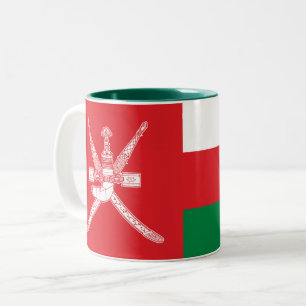 Tasse 2 Couleurs Drapeau d'Oman