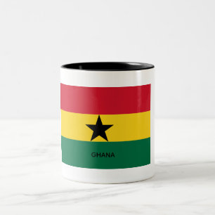 Tasse 2 Couleurs Drapeau du Ghana