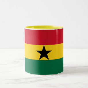 Tasse 2 Couleurs Drapeau du Ghana