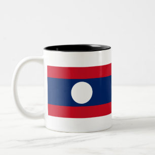 Tasse 2 Couleurs Drapeau du Laos