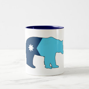Tasse 2 Couleurs Drapeau du Minnesota ours
