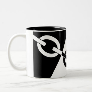 Tasse 2 Couleurs Drapeau du Pays Noir